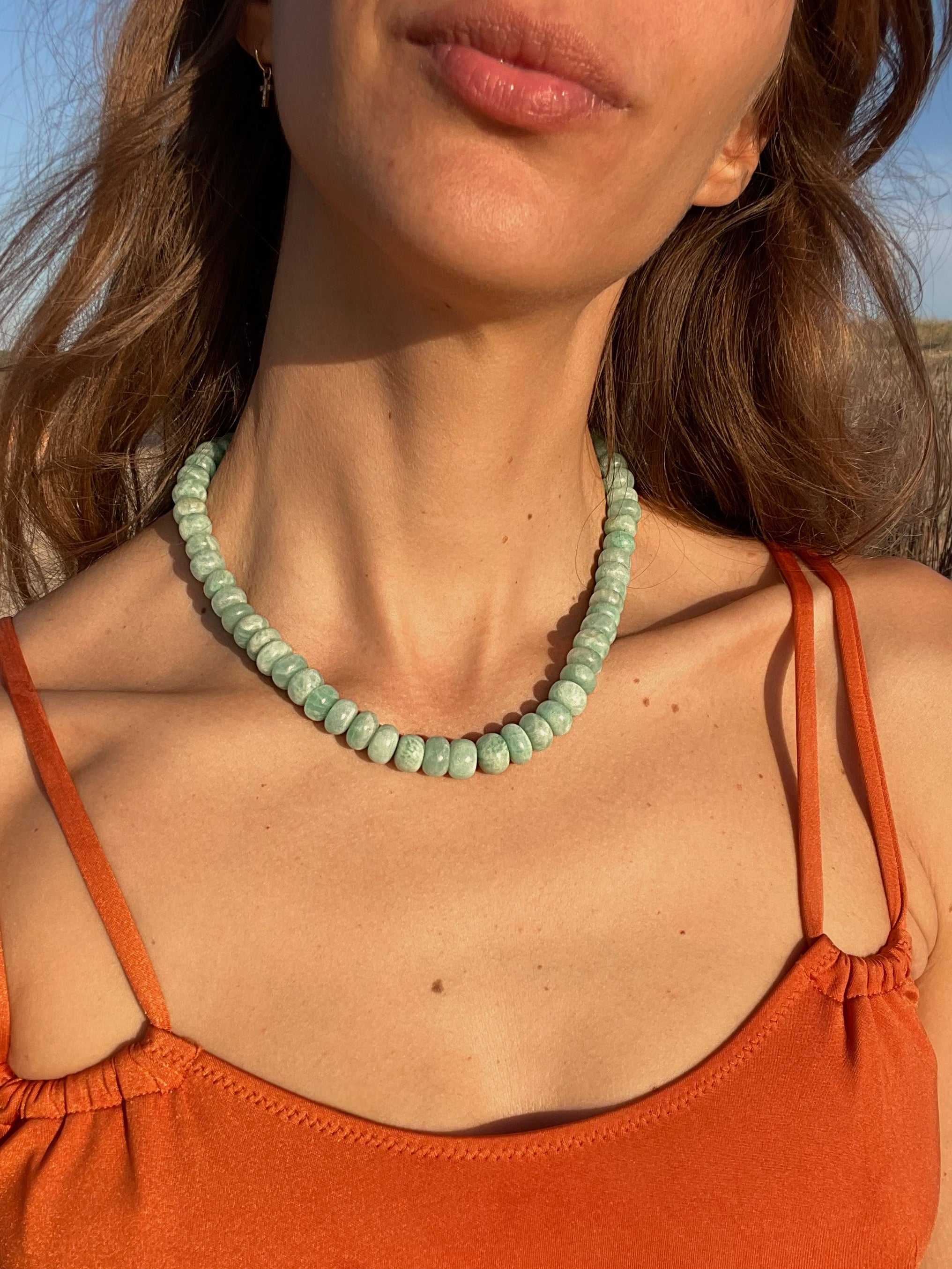 Mermaid Kisses Amazonite Necklace 2
