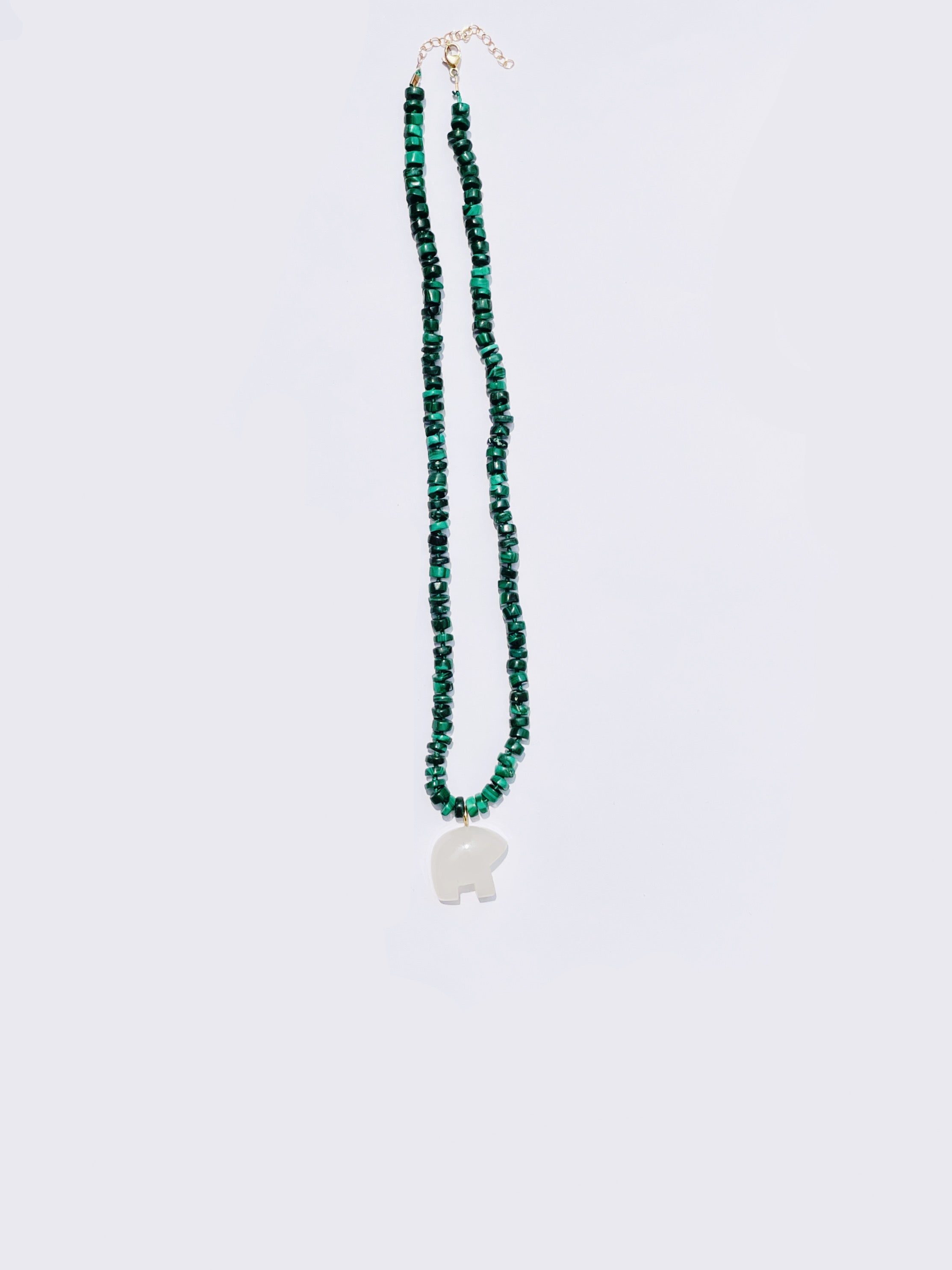 Feeling Fearless Malachite Necklace