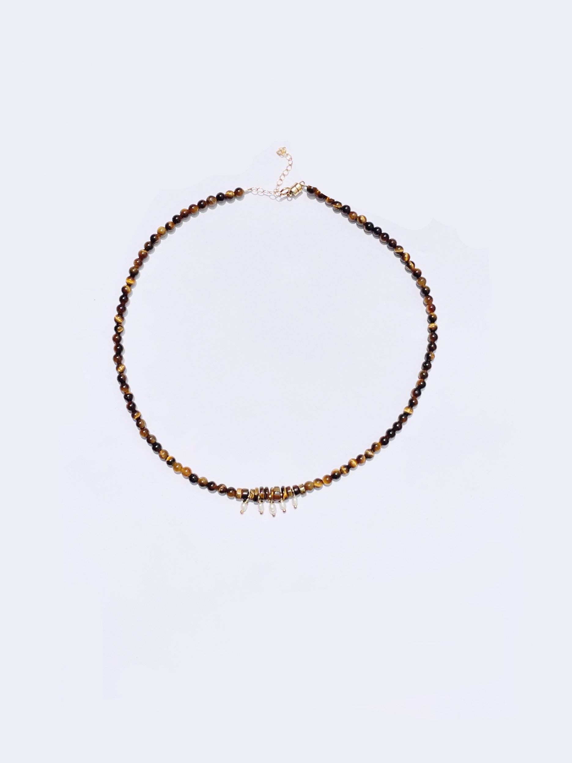 Worth Your Love Oeil de Tigre Necklace
