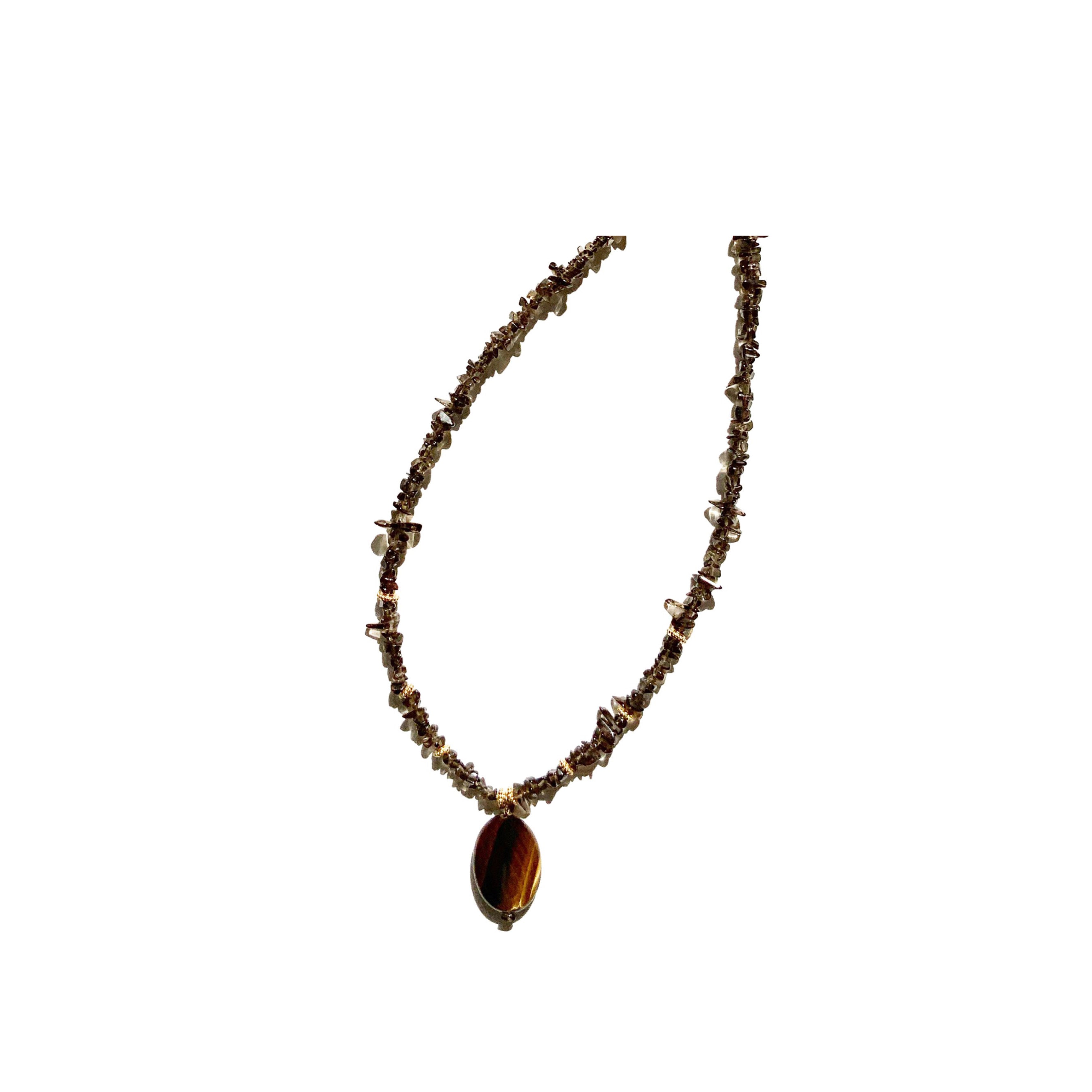 Mood for Life Quartz Fumé Necklace