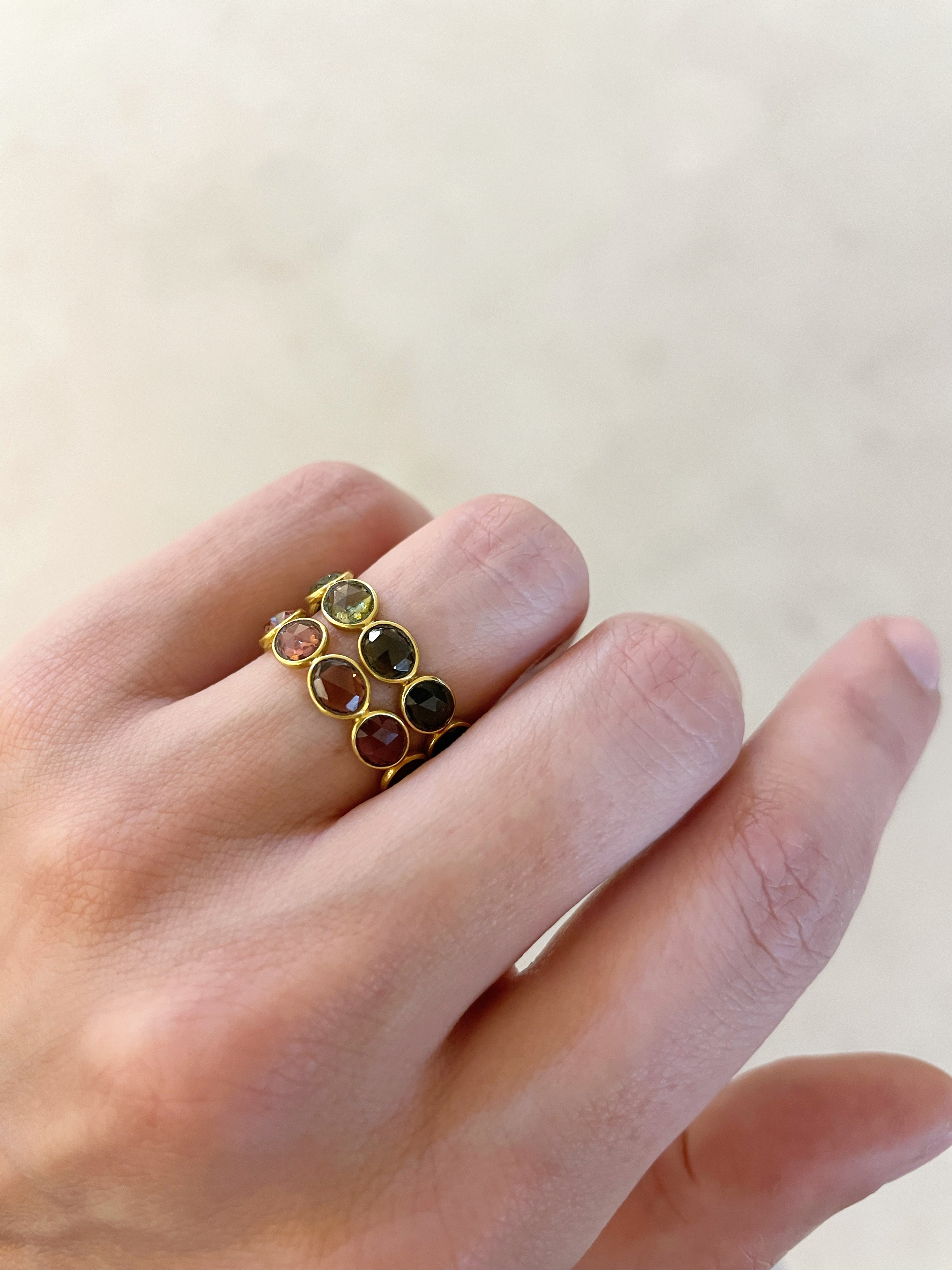 Be On My Mind Tourmaline Verte Ring