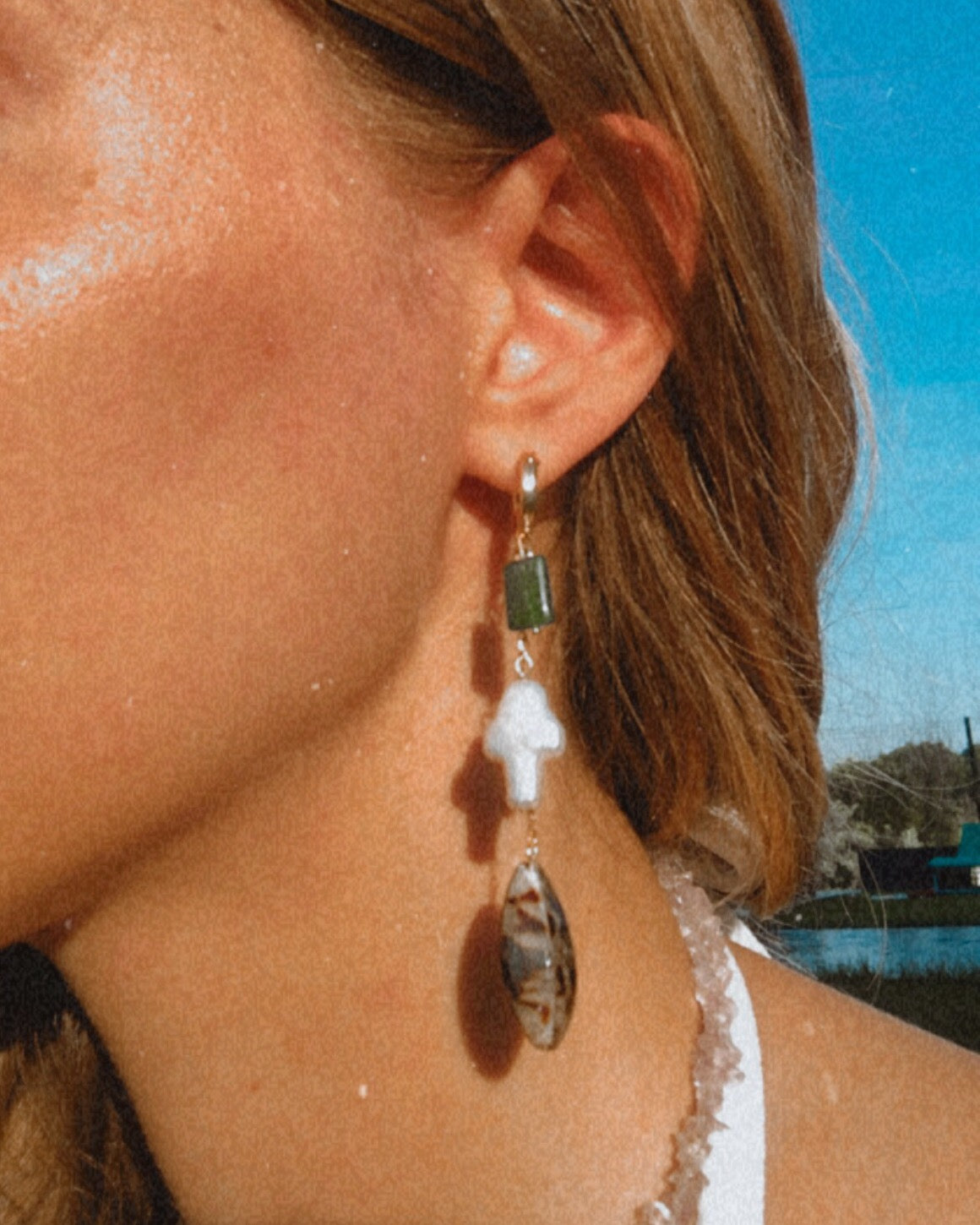 Salty Skin Earring