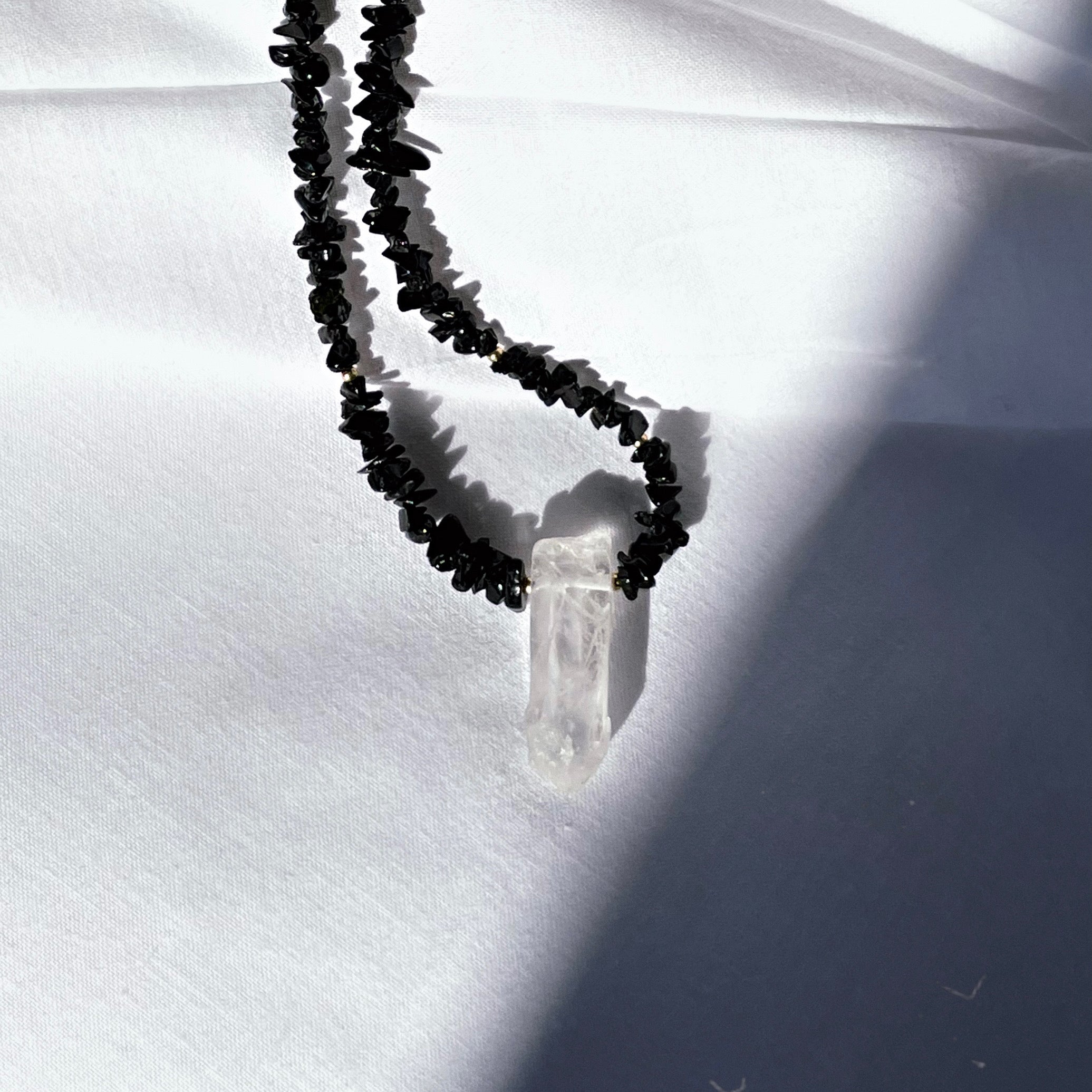 Vibes Don't Lie Tourmaline Noire Necklace