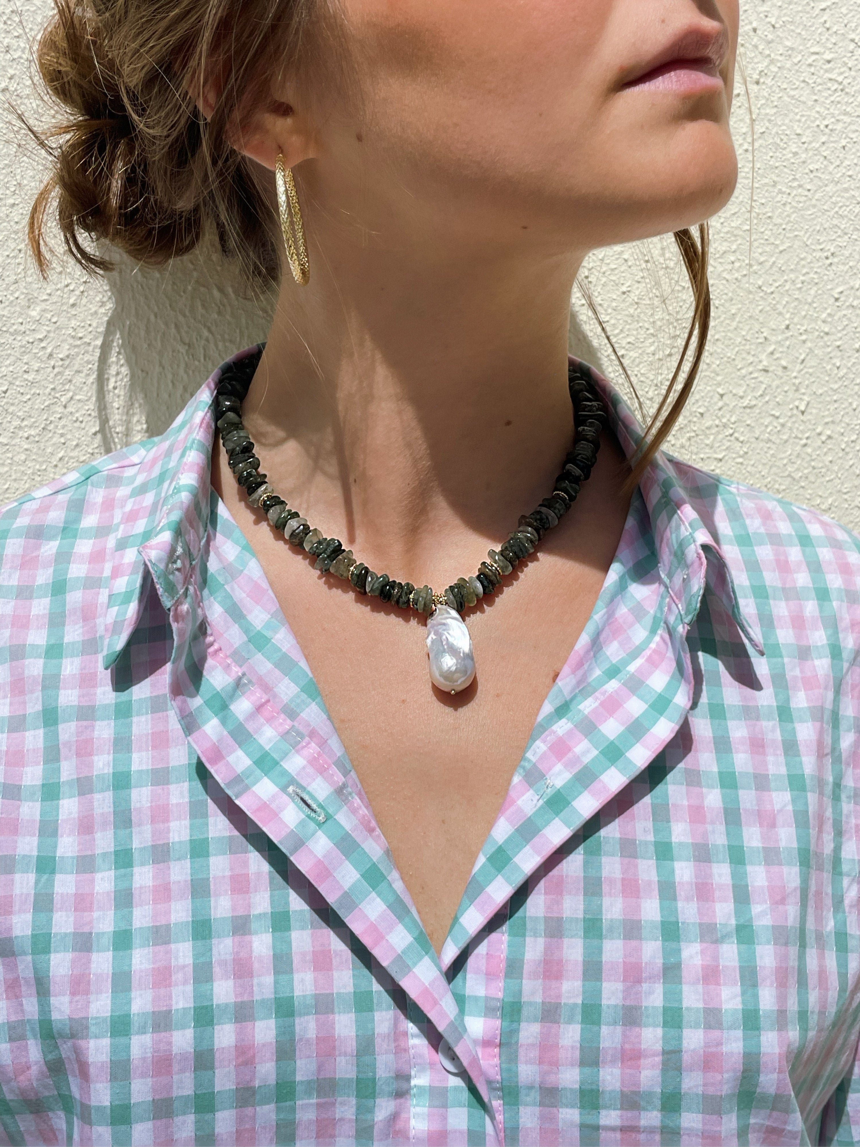 Make A Difference Agate Mousse Necklace