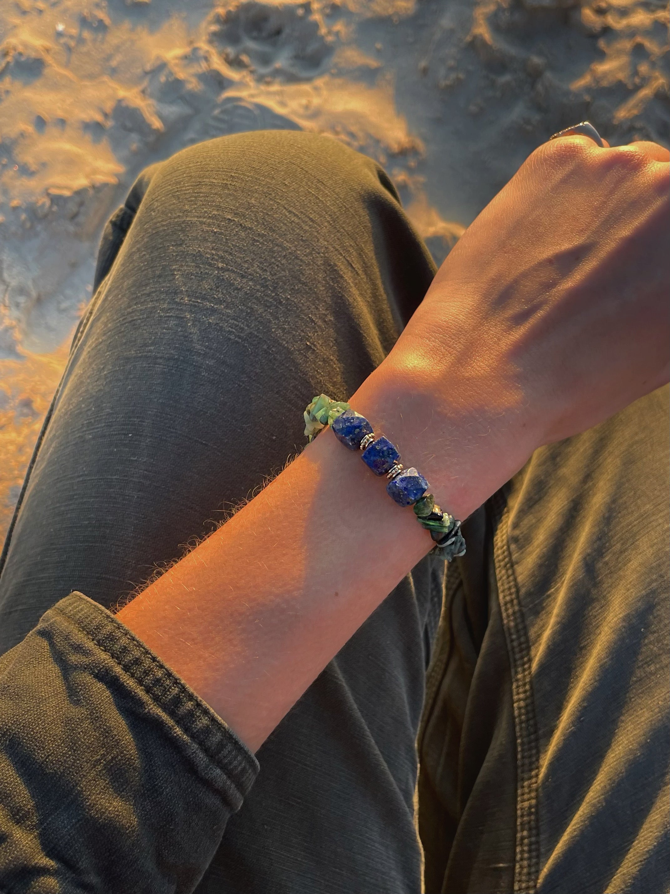 Grow As We Go Emeraude Bracelet