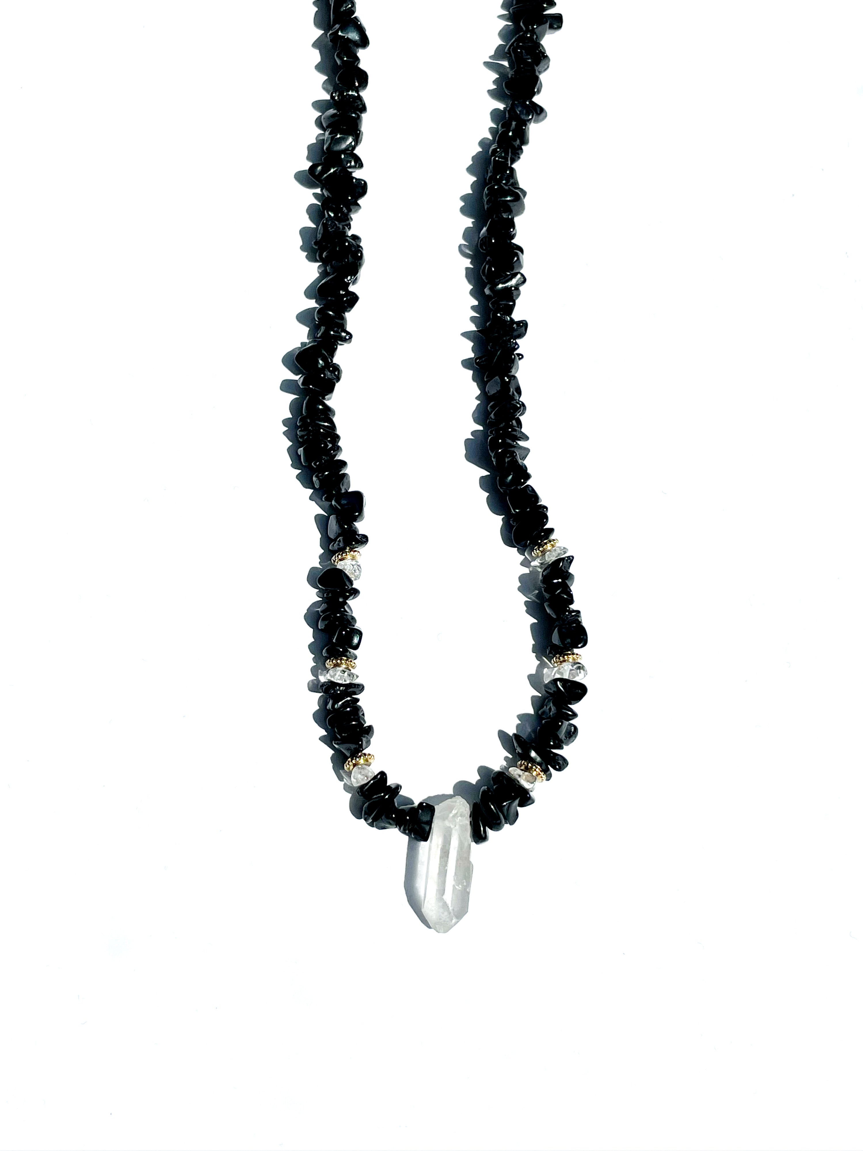 Vibes Don't Lie Tourmaline Noire Necklace