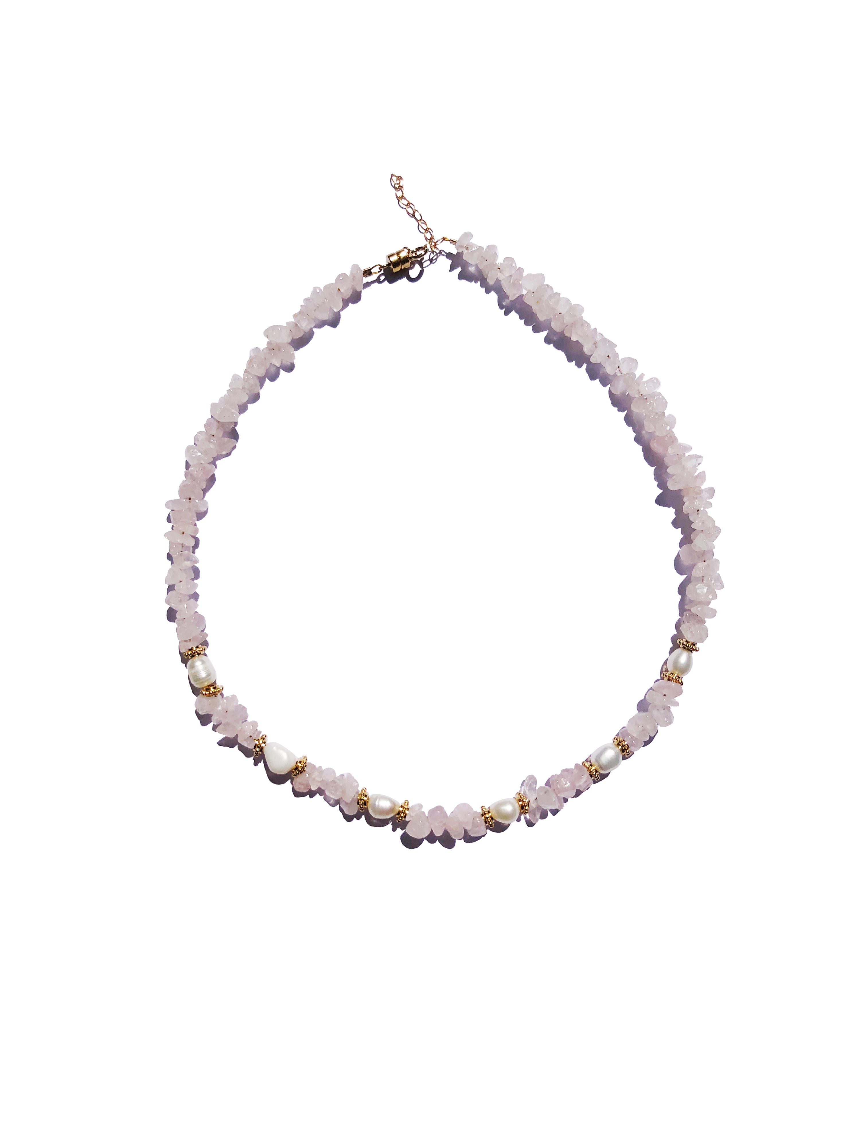 Be Mine Quartz Rose Necklace