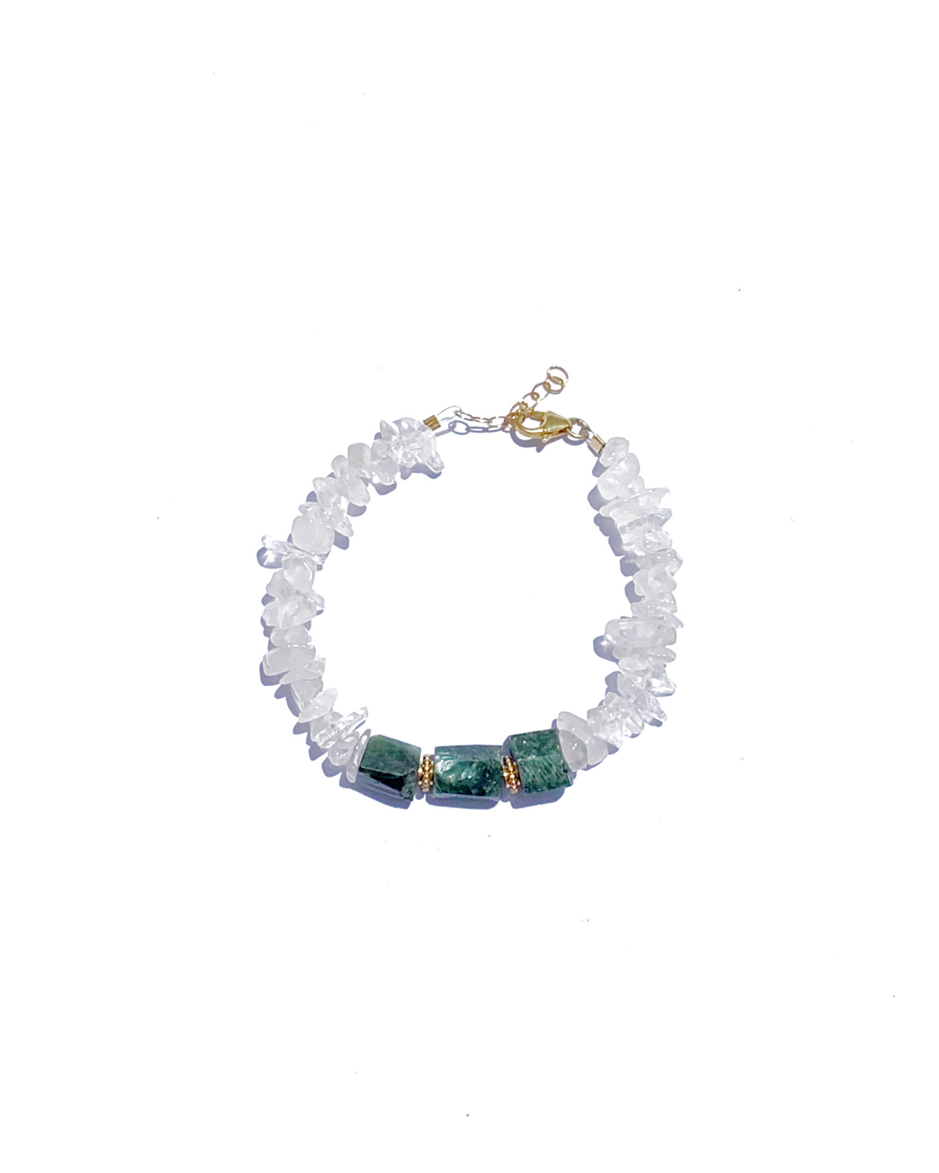 Grow As We Go Quartz Rose Bracelet