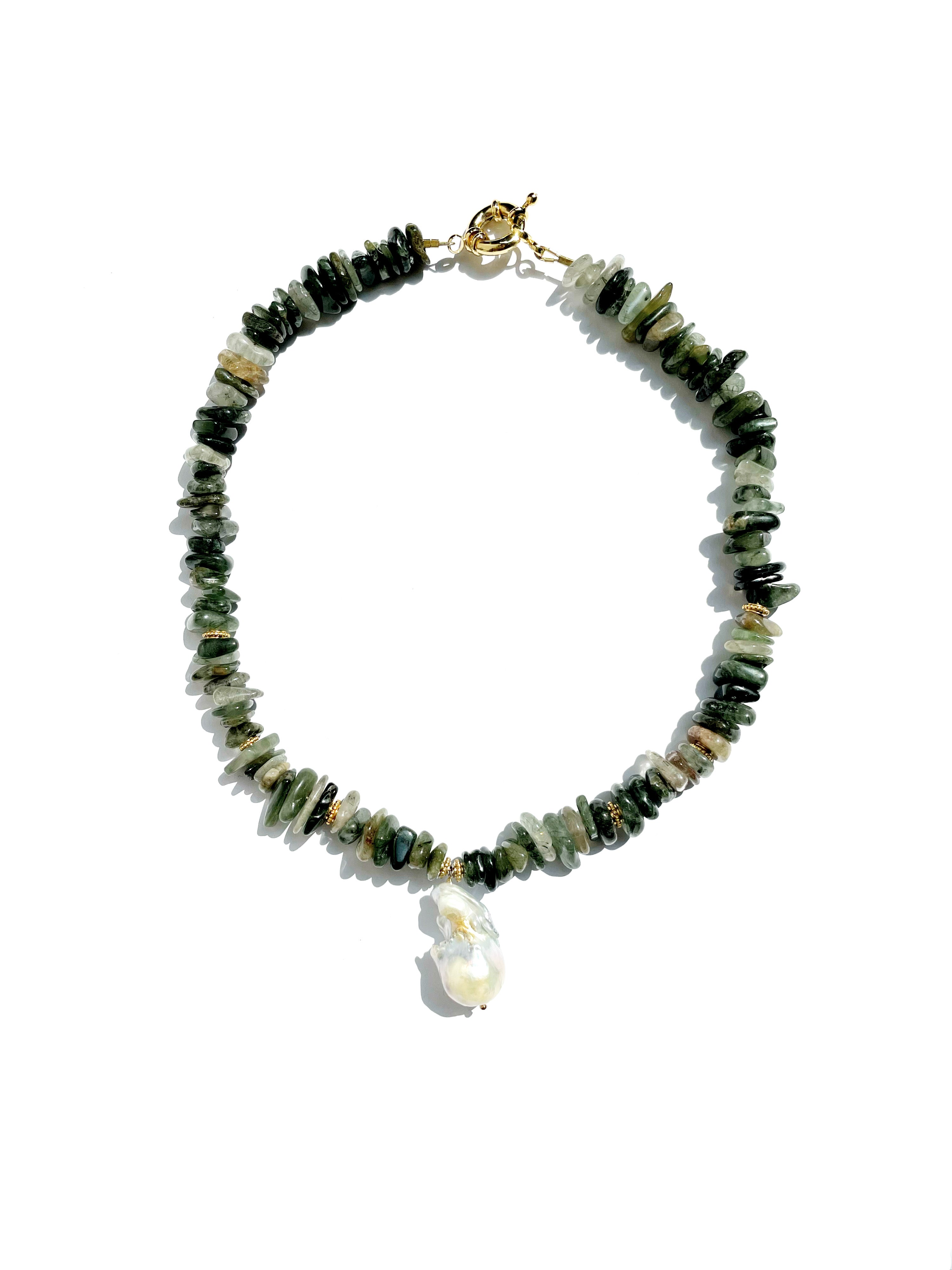Make A Difference Agate Mousse Necklace