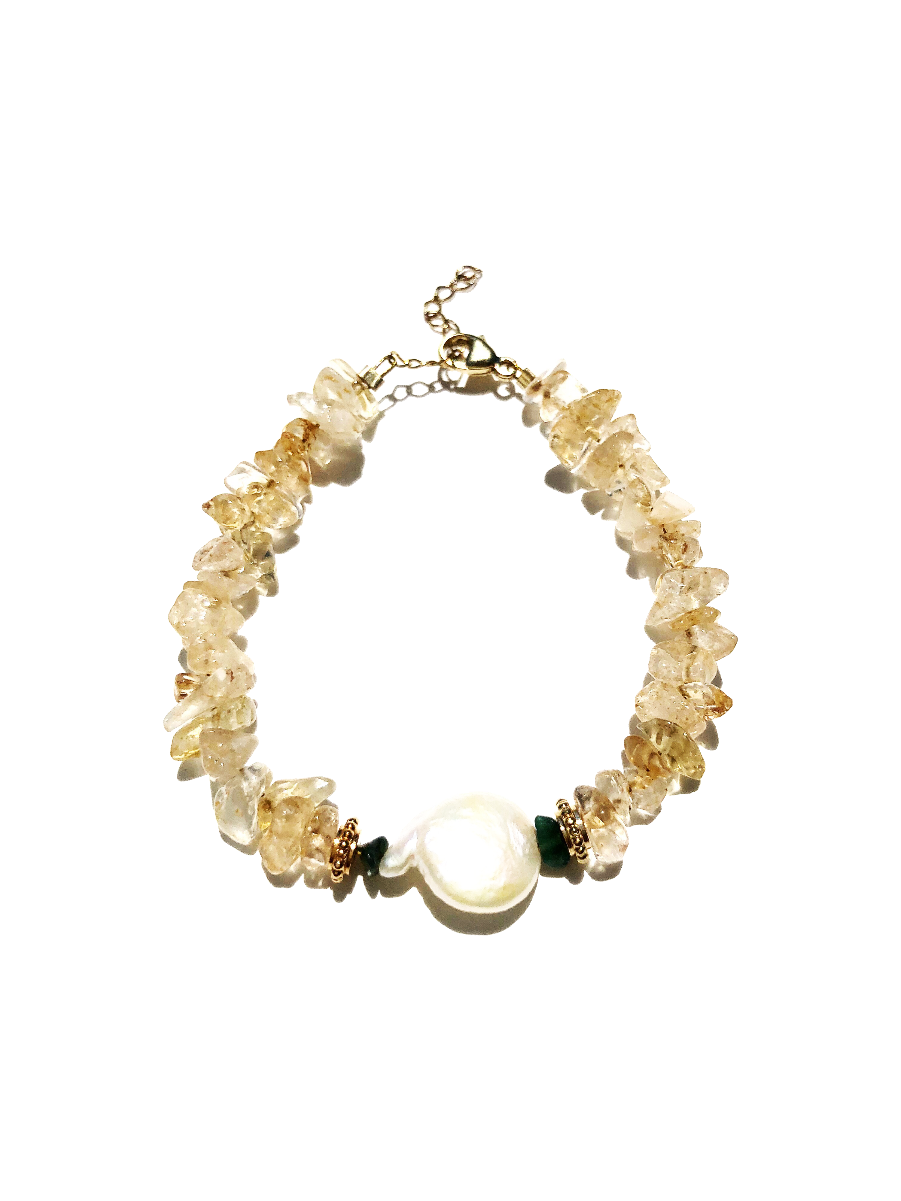 Pearl For Soul Citrine Bracelet