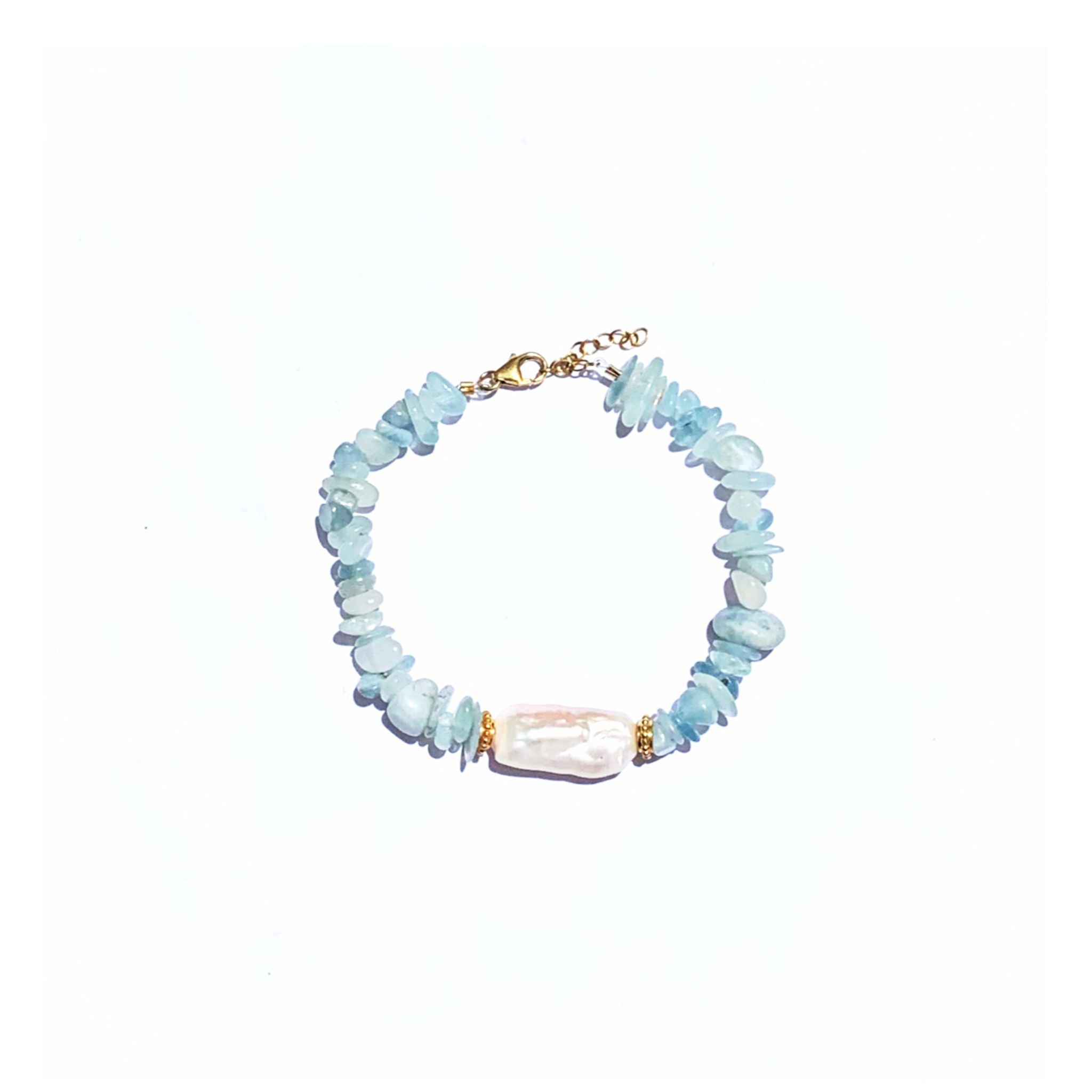 Higher Love Aigue-marine Bracelet